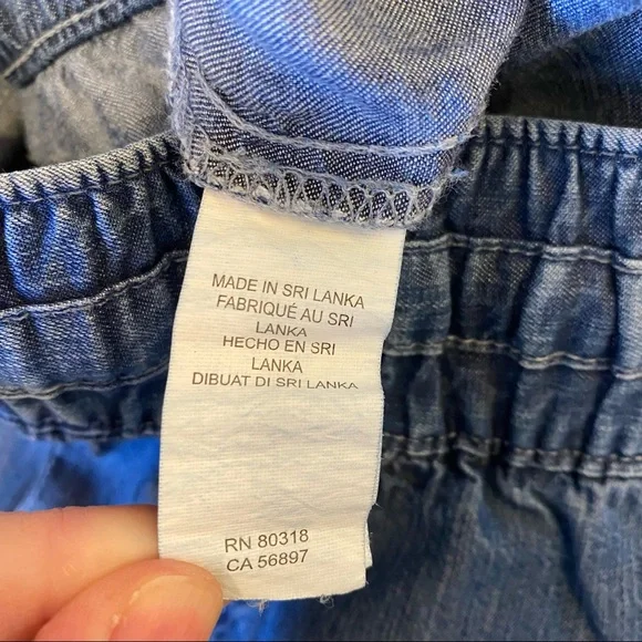 LUCKY BRAND~LIGHT WEIGHT HIGH RISE DENIM JOGGER~SMALL - Picture 7 of 7